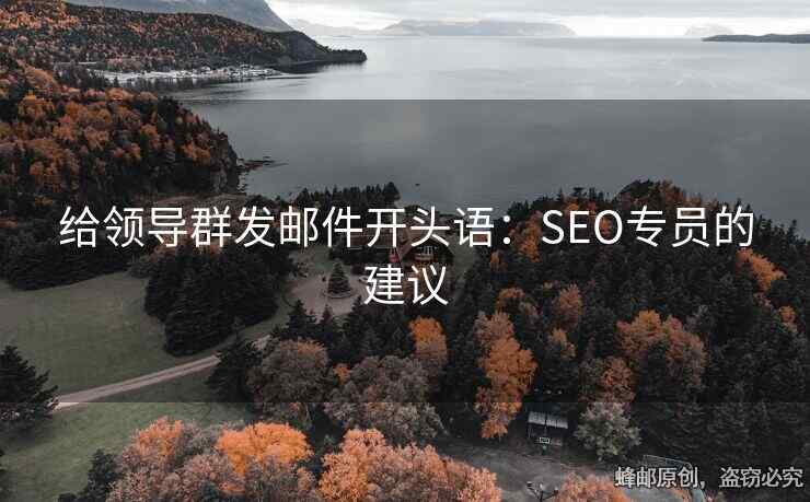 給領(lǐng)導(dǎo)群發(fā)郵件開頭語：SEO專員的建議